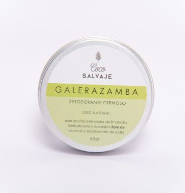 Desodorante libre de aluminio, olor herbal