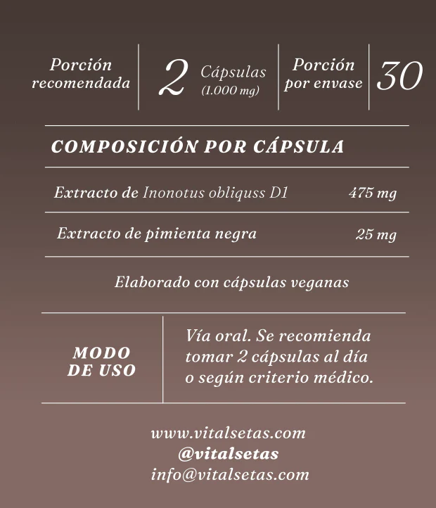 Chaga en cápsulas - Imagen 2